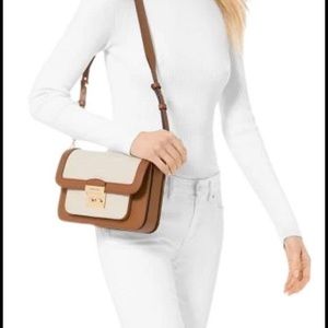 Michael Michael Kors Sloan Editor Canvas Shoulder Bag